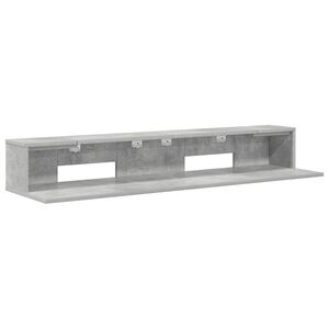 vidaXL Mesa de Est&uacute;dio Cinzento Cimento 130 x 36 x 19,5 cm