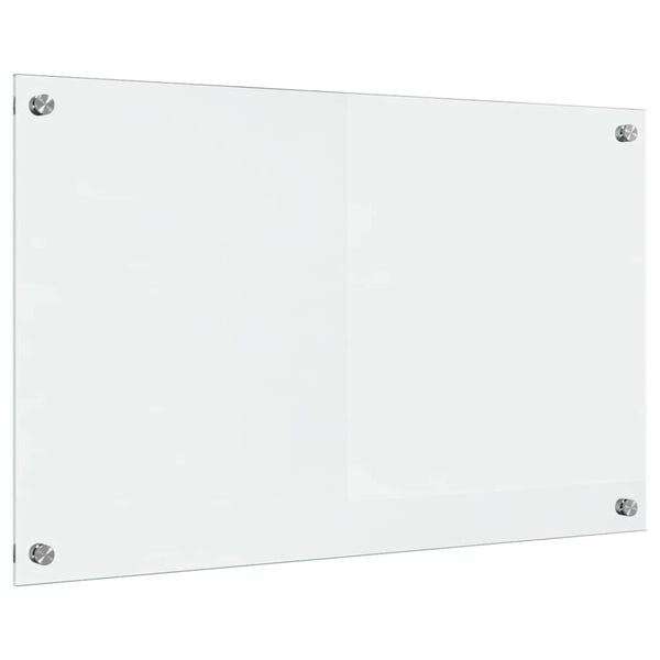 vidaXL Proteção de Cozinha Transparente 80 x 50 cm vidro temperado