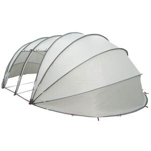 vidaXL Tenda de Piscina Domo Cinzeto 640 x 432 x 205 cm