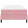 vidaXL Cama Box com colch&atilde;o Rosa 100 x 220 cm tecido