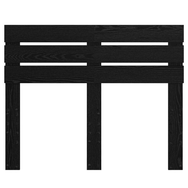 vidaXL Cabeceira Carvalho Preto 120 cm Madeira processada