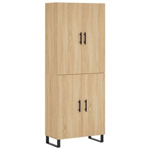 vidaXL Arm&aacute;rio alto 69,5x34x180 cm derivados de madeira cor sonoma