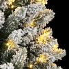 vidaXL &Aacute;rvore Natal artificial c/ 300 luzes LED e flocos de neve 240cm