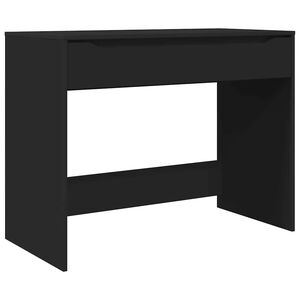vidaXL Mesa com gaveta Preto 100 x 50 x 78 cm Madeira engenheirada