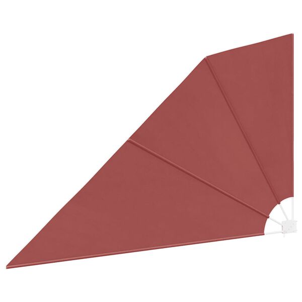 vidaXL Toldo lateral dobr&aacute;vel para varanda 160x240 cm terracota