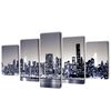 vidaXL Pol&iacute;ptico monocromo horizonto Nova Iorque 200 x 100 cm