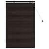 vidaXL Cortina Veneziana Marrom Escuro 80 x 130 cm 35 mm
