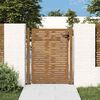 vidaXL Port&atilde;o de jardim 100x125 cm A&ccedil;o Corten Design Quadrado
