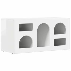 vidaXL Gabinete para TV Branco Brilhante 80 x 35 x 40 cm