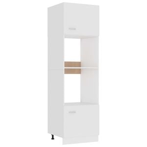 vidaXL Arm&aacute;rio para micro-ondas &ldquo;Lyon&rdquo; 60x57x207 cm branco