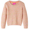 Camisola de malha para crian&ccedil;a rosa-suave 104