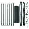 vidaXL Poste de Cerca Verde 10 x 0,5 m (malha de 13 mm) Aço e PVC