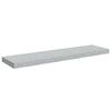 vidaXL Prateleiras de parede 4 pcs 90x23,5x3,8cm MDF cinzento-cimento