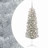 vidaXL &Aacute;rvore de Natal artificial estreita com bolas 150 cm 150 LED