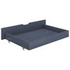 vidaXL Estrutura de cama c/ 2 gavetas 100x200 cm pinho maci&ccedil;o cinzento