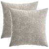 vidaXL Capa almofada 2 pcs HEERLEN Cinzento-claro 40 x 40 cm