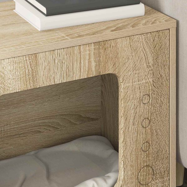 vidaXL Casa para Gatos Sonoma 51 x 30 x 42,5 cm Madeira processada