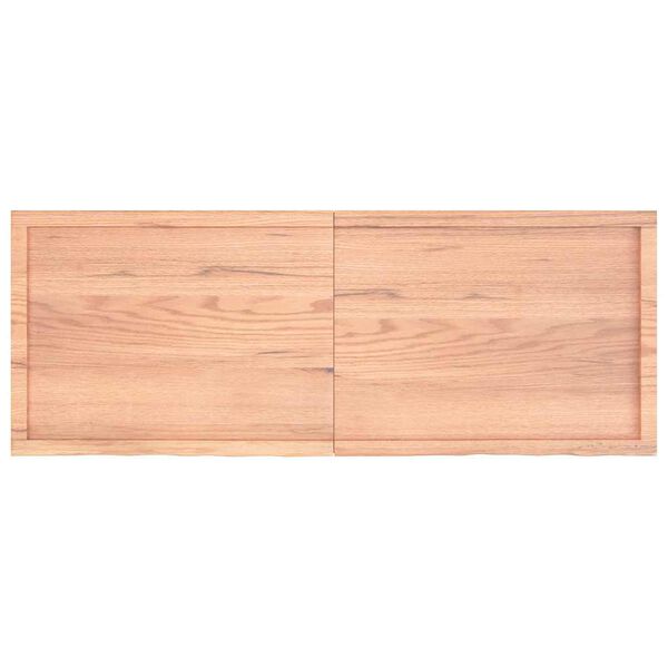 vidaXL Prateleira de parede 160x60x(2-4) cm carvalho tratado castanho