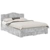 vidaXL Estrutura da Cama Cinzento 150 x 200 cm Derivados de Madeira