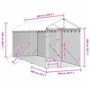 vidaXL Canil de exterior com teto 2x6x2,5 m a&ccedil;o galvanizado prateado
