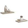 vidaXL Prateleiras de parede suspensas 2 pcs 50x23x3,8cm MDF carvalho