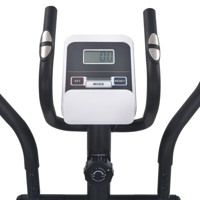 vidaXL Bicicleta elíptica magnética com medição de pulsação
