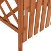vidaXL Pérgola com portão 116x40x204 cm madeira de abeto maciça