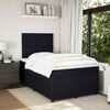 vidaXL Cama boxspring com colch&atilde;o 120x200 cm veludo preto
