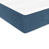 vidaXL Cama com molas/colch&atilde;o 90x200 cm veludo azul-escuro