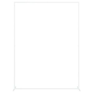 vidaXL Arco de Casamento Branco 150 x 49,5 x 200 cm A&ccedil;o