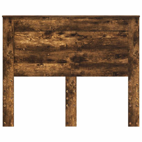 vidaXL Cabeceira Carvalho Defumado 120 cm Madeira processada