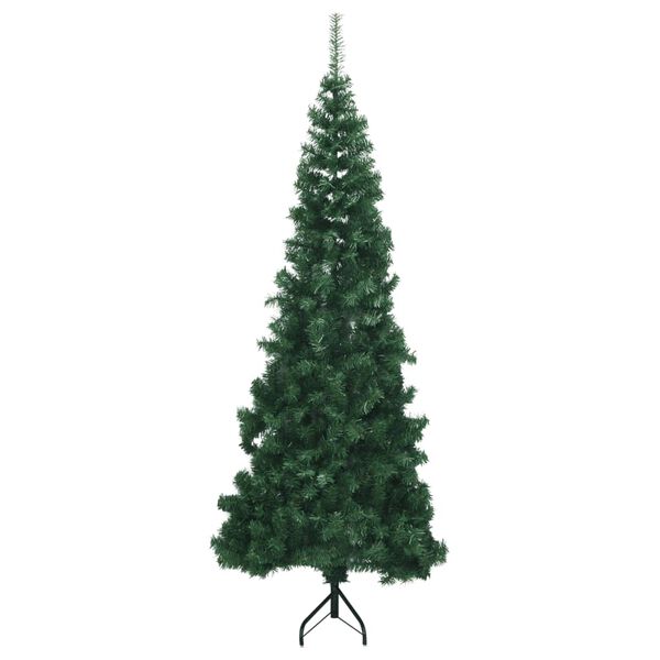 vidaXL &Aacute;rvore de Natal artificial de canto 180 cm PVC verde