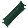 vidaXL Almofada com travesseiro HEERLEN 2 unid. Verde-Escuro Veludo