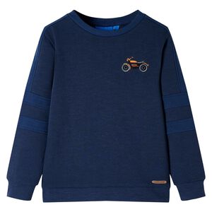 Sweatshirt para crian&ccedil;a azul-escuro mesclado 92