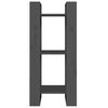 vidaXL Estante/divisória 41x35x91 cm pinho maciço cinzento