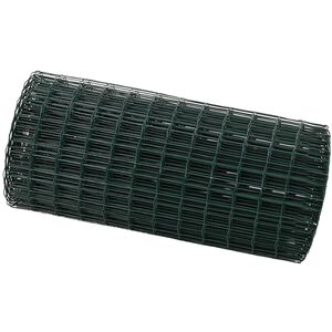 vidaXL Cerca Euro Verde 0.8 x 25 m Ferro revestido de PVC
