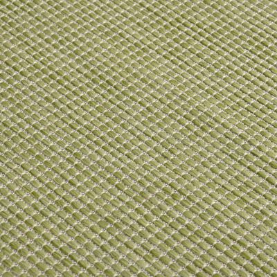 vidaXL Tapete de tecido plano para exterior 160x230 cm verde
