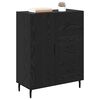 vidaXL Buffet com gaveta Carvalho Preto 69,5 x 34 x 90 cm