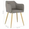 vidaXL Cadeiras de jantar 4 pcs veludo cinzento-claro