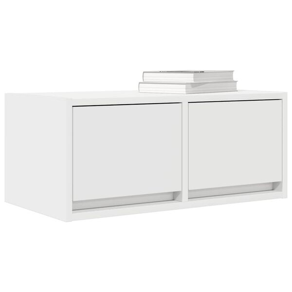 vidaXL M&oacute;veis de TV 2 pcs 60x31x25,5 cm deriv. madeira branco
