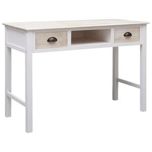 vidaXL Mesa consola 110x45x76 cm madeira