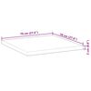 vidaXL Tampo de mesa quadrado 70x70x2 cm madeira de acácia maciça