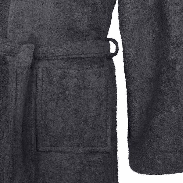 vidaXL Roup&atilde;o de banho KINN Antracite M Algod&atilde;o