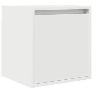 vidaXL Mesa de cabeceira de parede 38x34x40 cm branco