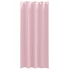 vidaXL Cortinas Blackout com Argolas 2 pcs Rosa beb&eacute; 260 x 140 cm