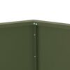 vidaXL Floreira 2 pcs Verde Oliva 50 x 50 x 40 cm A&ccedil;o