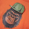 Sweatshirt para criança laranja-escuro 128