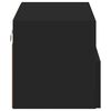 vidaXL M&oacute;vel de parede p/ TV 60x30x30 cm derivados de madeira preto