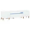 vidaXL Gabinete de TV LED Branco Derivados de Madeira