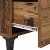 vidaXL Buffet com gaveta Madeira antiga 69,5 x 34 x 90 cm